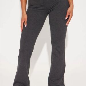 Adriana Flare Pant - Charcoal